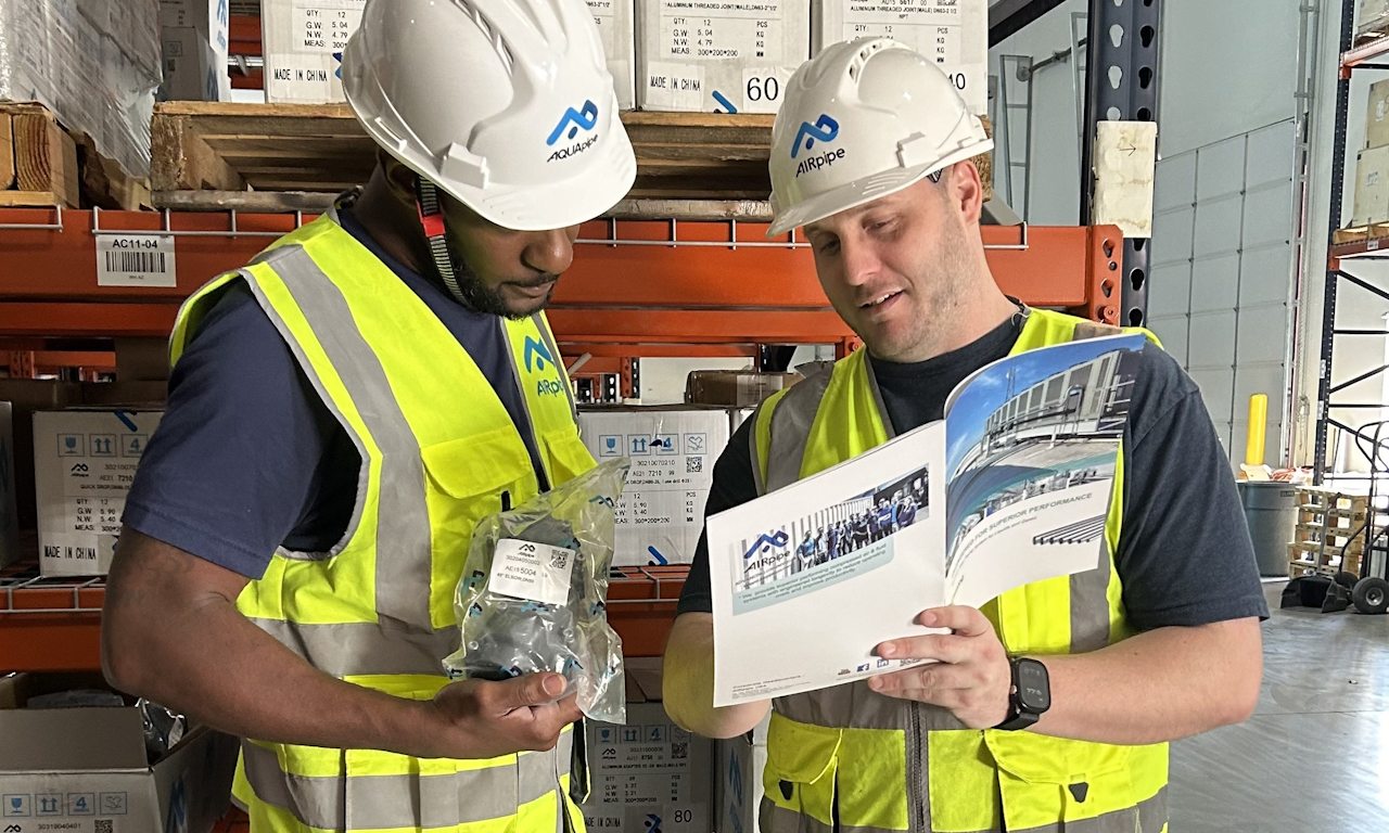 AIRpipe Lugged ring clamping style connection