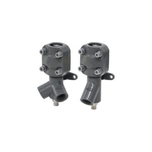 One and Two Port Angled Wall Bracket